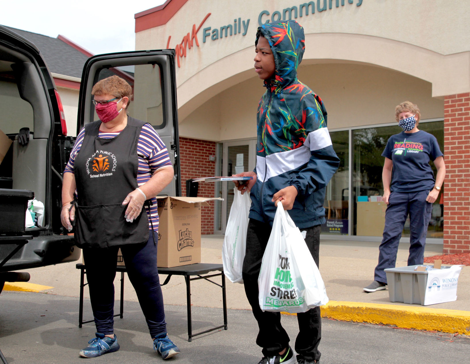 Winona Schools Nutrition Service provide meals for residents